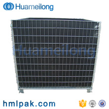 Industrial Stacking Lockable Welded Steel Pet Preform Wire Mesh Cage